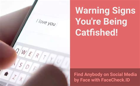 how can you tell if youre being catfished